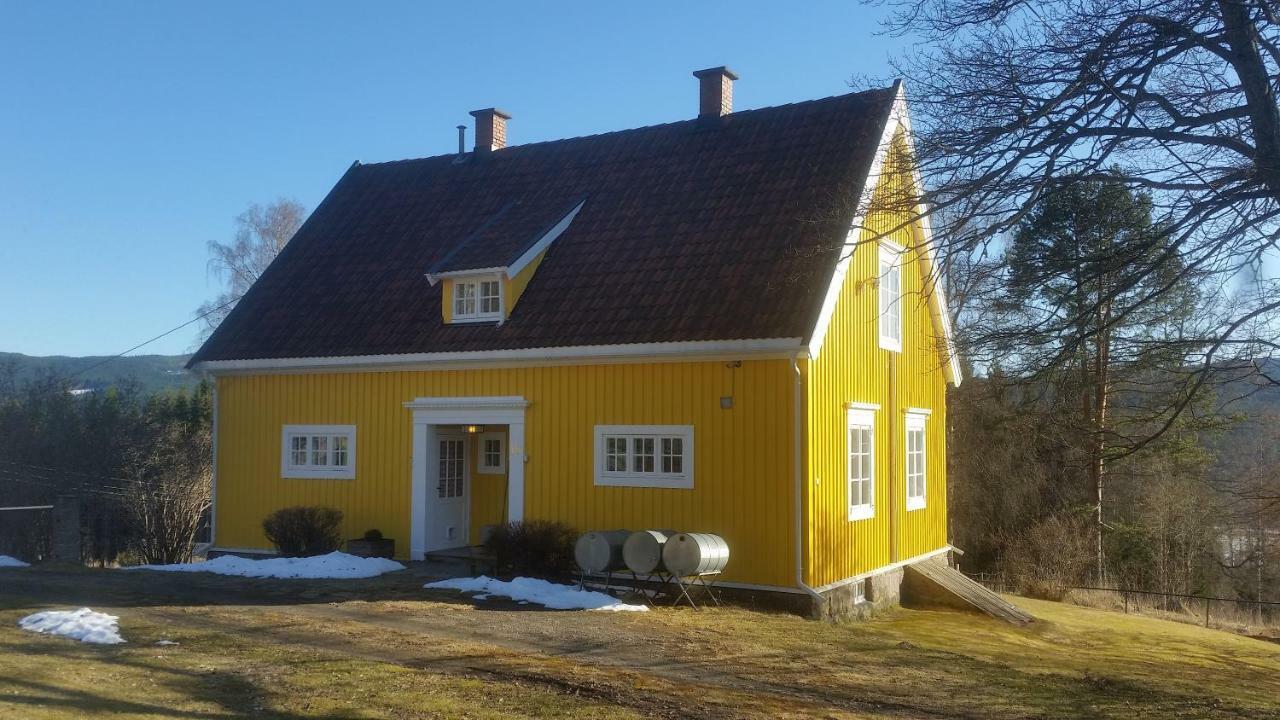 Villa Det Gule Huset Hurdal Exterior foto